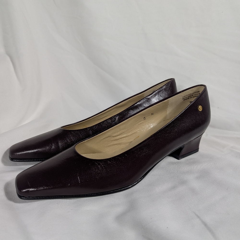 Etienne Aigner Block Kitten Heels